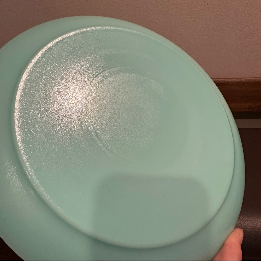 Set of 3 Blue Delphite 10 Inch Dinner Plates - Picture 3 of 3